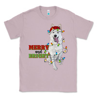 Lilac merry and bright white shepherd Classic Tee - RanaPortraitStore