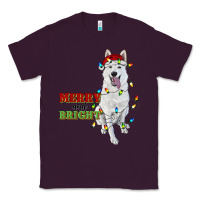 Plum merry and bright white shepherd Classic Tee - RanaPortraitStore