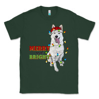 Sports Green merry and bright white shepherd Classic Tee - RanaPortraitStore