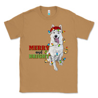 Toasted Coconut merry and bright white shepherd Classic Tee - RanaPortraitStore