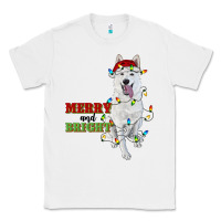 White merry and bright white shepherd Classic Tee - RanaPortraitStore