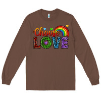 Chestnut choose love Long Sleeve Tee - texasbilliewilder
