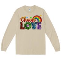 Mushroom choose love Long Sleeve Tee - texasbilliewilder