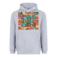 Heather Grey sassy since forever Heavyweight Hoodie - JahusDesignShop