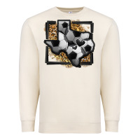 Sandshell leopard soccer texas map Premium Sweatshirt - Jasminsmagicworld
