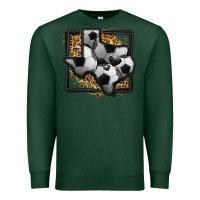 Sports Green leopard soccer texas map Premium Sweatshirt - Jasminsmagicworld