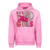Fuchsia Pink let s go girls Urban Hoodie - MaliasSmallBusiness