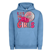 Pigment Pebble Blue let s go girls Urban Hoodie - MaliasSmallBusiness