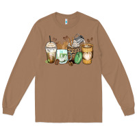 Toasted Coconut latte coffee cups Long Sleeve Tee - Zillion Design Studio