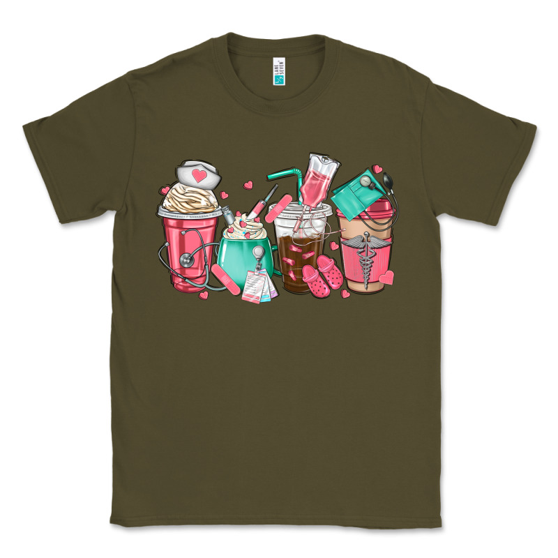 Nurse Coffee Cups Classic Tee by texasbilliewilder | Teevron