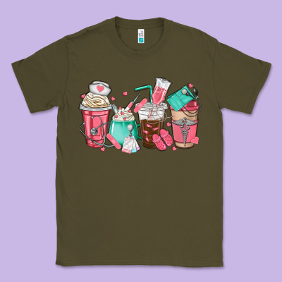 Nurse Coffee Cups Classic Tee Designed By Texasbilliewilder