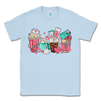 Dusty Blue nurse coffee cups Classic Tee - texasbilliewilder