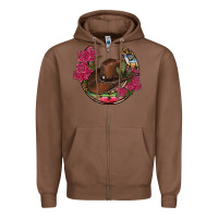 Chestnut western serape horseshoe Zipper Hoodie - RanaPortraitStore