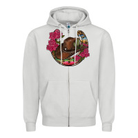 Western Serape Horseshoe Zipper Hoodie | Teevron