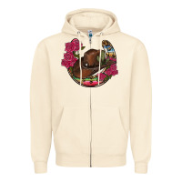 Sandshell western serape horseshoe Zipper Hoodie - RanaPortraitStore