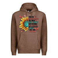 Chestnut they whispered to her you can't withstand the stor Premium Hoodie - MaliasSmallBusiness