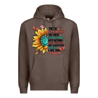 Coffee they whispered to her you can't withstand the stor Premium Hoodie - MaliasSmallBusiness