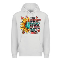 Dove Grey they whispered to her you can't withstand the stor Premium Hoodie - MaliasSmallBusiness
