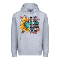 Heather Grey they whispered to her you can't withstand the stor Premium Hoodie - MaliasSmallBusiness