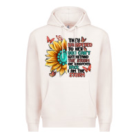 Pale Pink they whispered to her you can't withstand the stor Premium Hoodie - MaliasSmallBusiness