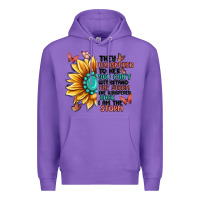 Purple they whispered to her you can't withstand the stor Premium Hoodie - MaliasSmallBusiness