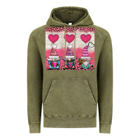 Vintage Olive v.d 3 gnomes and hearts Vintage Hoodie - AdoDesignShop