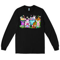 Black easter coffee cups Long Sleeve Tee - Zillion Design Studio
