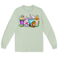 Matcha easter coffee cups Long Sleeve Tee - Zillion Design Studio