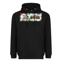 Black small town christmas Heavyweight Hoodie - BundleAndBundleShop