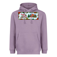 Lavender small town christmas Heavyweight Hoodie - BundleAndBundleShop