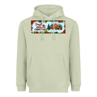 Matcha small town christmas Heavyweight Hoodie - BundleAndBundleShop