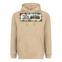 Mushroom small town christmas Heavyweight Hoodie - BundleAndBundleShop