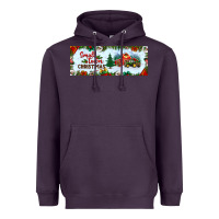 Plum small town christmas Heavyweight Hoodie - BundleAndBundleShop