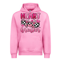 Fuchsia Pink heart breaker Urban Hoodie - MaliasSmallBusiness