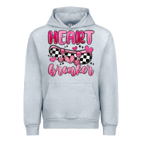 Heather Grey heart breaker Urban Hoodie - MaliasSmallBusiness