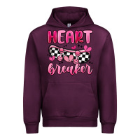 Mauve Wine heart breaker Urban Hoodie - MaliasSmallBusiness