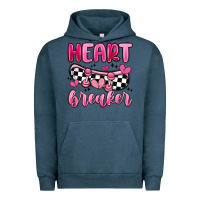 Pigment Midnight Navy heart breaker Urban Hoodie - MaliasSmallBusiness