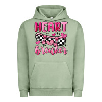 Pigment Oil Green heart breaker Urban Hoodie - MaliasSmallBusiness
