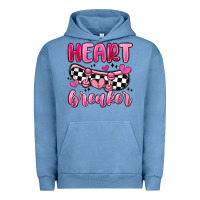 Pigment Pebble Blue heart breaker Urban Hoodie - MaliasSmallBusiness