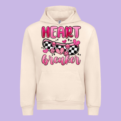 Heart Breaker Urban Hoodie Designed By Maliassmallbusiness