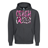 Smoke Crush Cancer Zipper Hoodie - texasbilliewilder