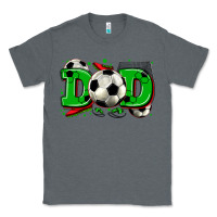Charcoal Heather dad soccer Classic Tee - Zillion Design Studio