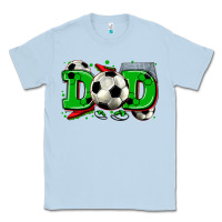 Dusty Blue dad soccer Classic Tee - Zillion Design Studio