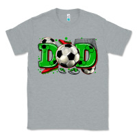 Heather Grey dad soccer Classic Tee - Zillion Design Studio