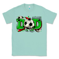 Seafoam dad soccer Classic Tee - Zillion Design Studio
