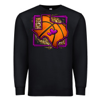 Black leopard basketball texas map Premium Sweatshirt - Jasminsmagicworld