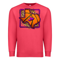 Cardinal leopard basketball texas map Premium Sweatshirt - Jasminsmagicworld