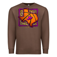 Chestnut leopard basketball texas map Premium Sweatshirt - Jasminsmagicworld