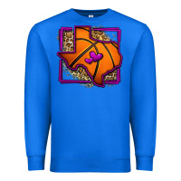 True Royal leopard basketball texas map Premium Sweatshirt - Jasminsmagicworld