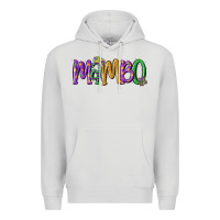 Dove Grey mardi gras mambo Premium Hoodie - MaliasSmallBusiness